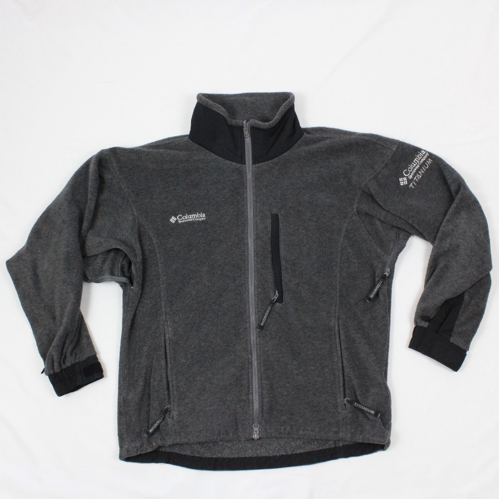 Columbia TITANIUM Fleece Jacket Womens M Gray $140